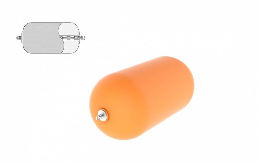 Foam filled PU fenders