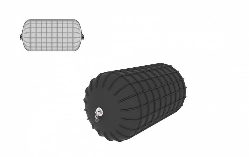 Pneumatische en yokohama fenders ribbed