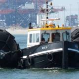 Fendertec marine fendering - Pneumatische Fender-met banden net